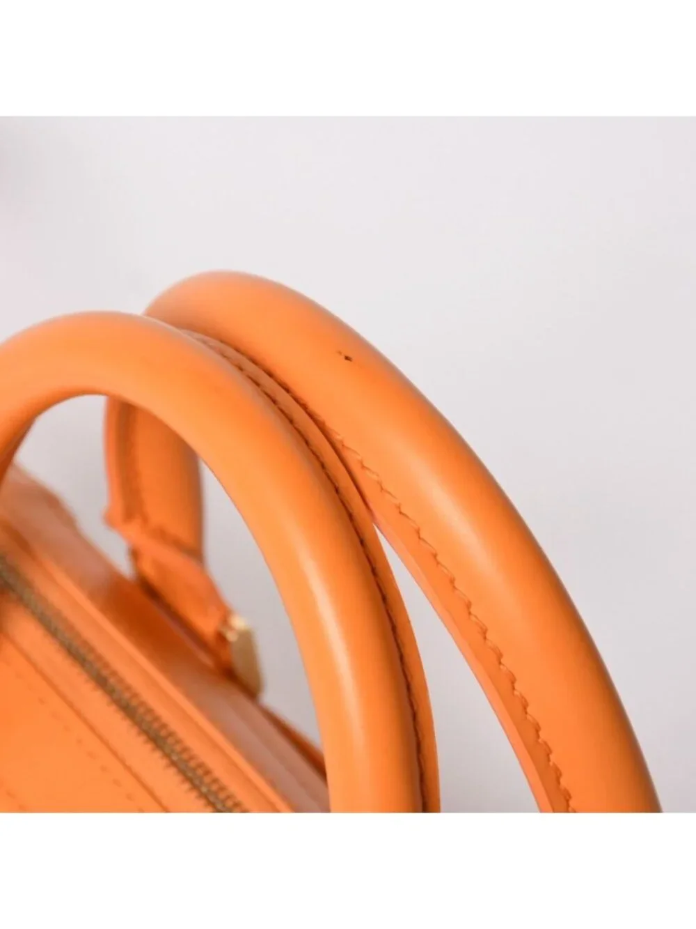 Louis Vuitton Dhanura PM 2-Way Bag Epi Leather Mandarin Orange Gold